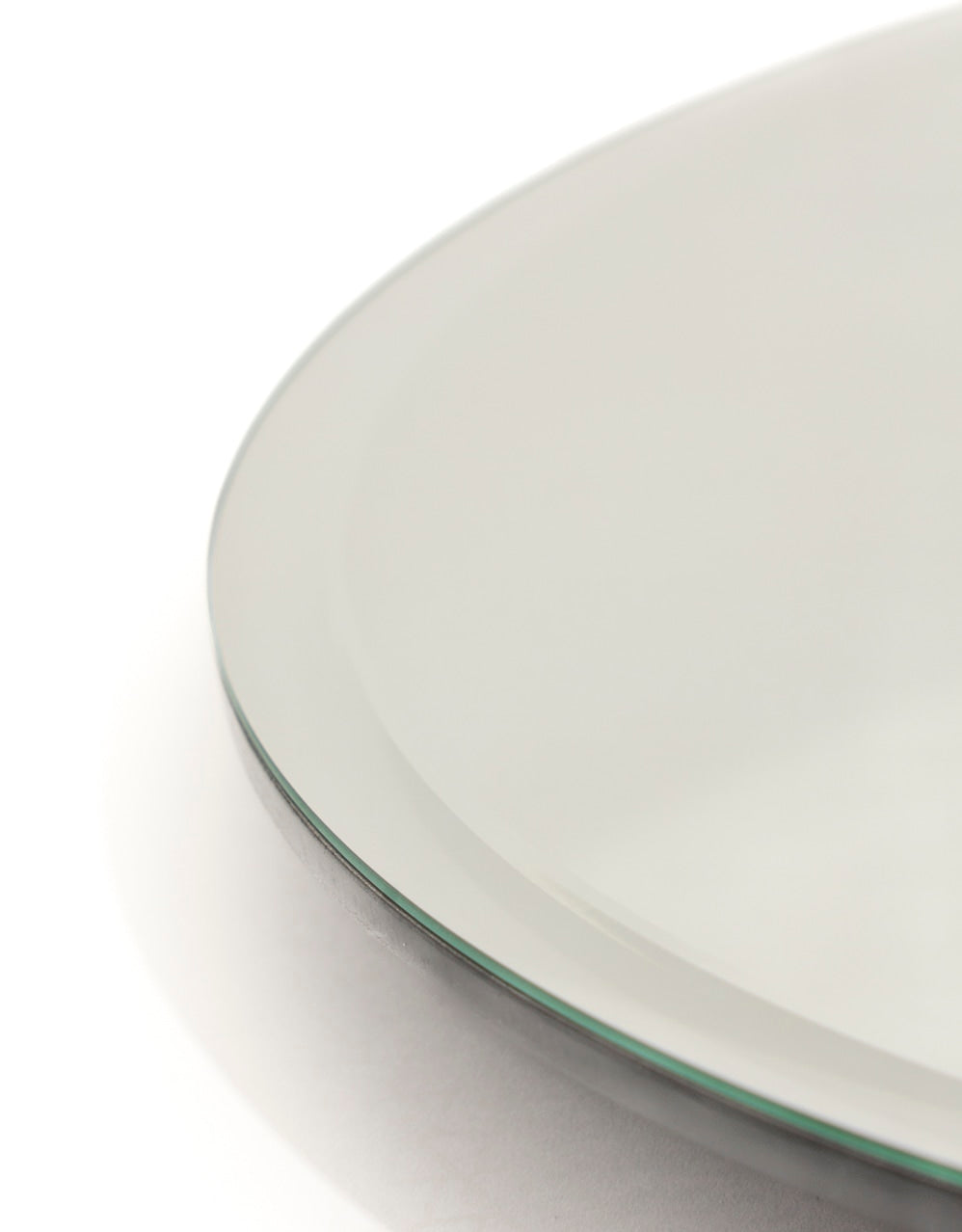 Round Large Plain Mirror w/ Bevel Edge - HDN21