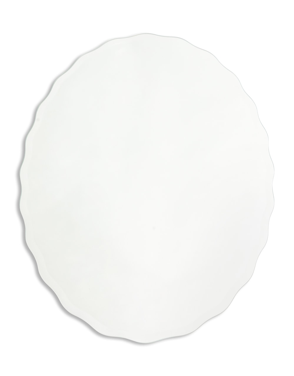 Medium Plain Mirror w/ Wave Bevel - HDN22