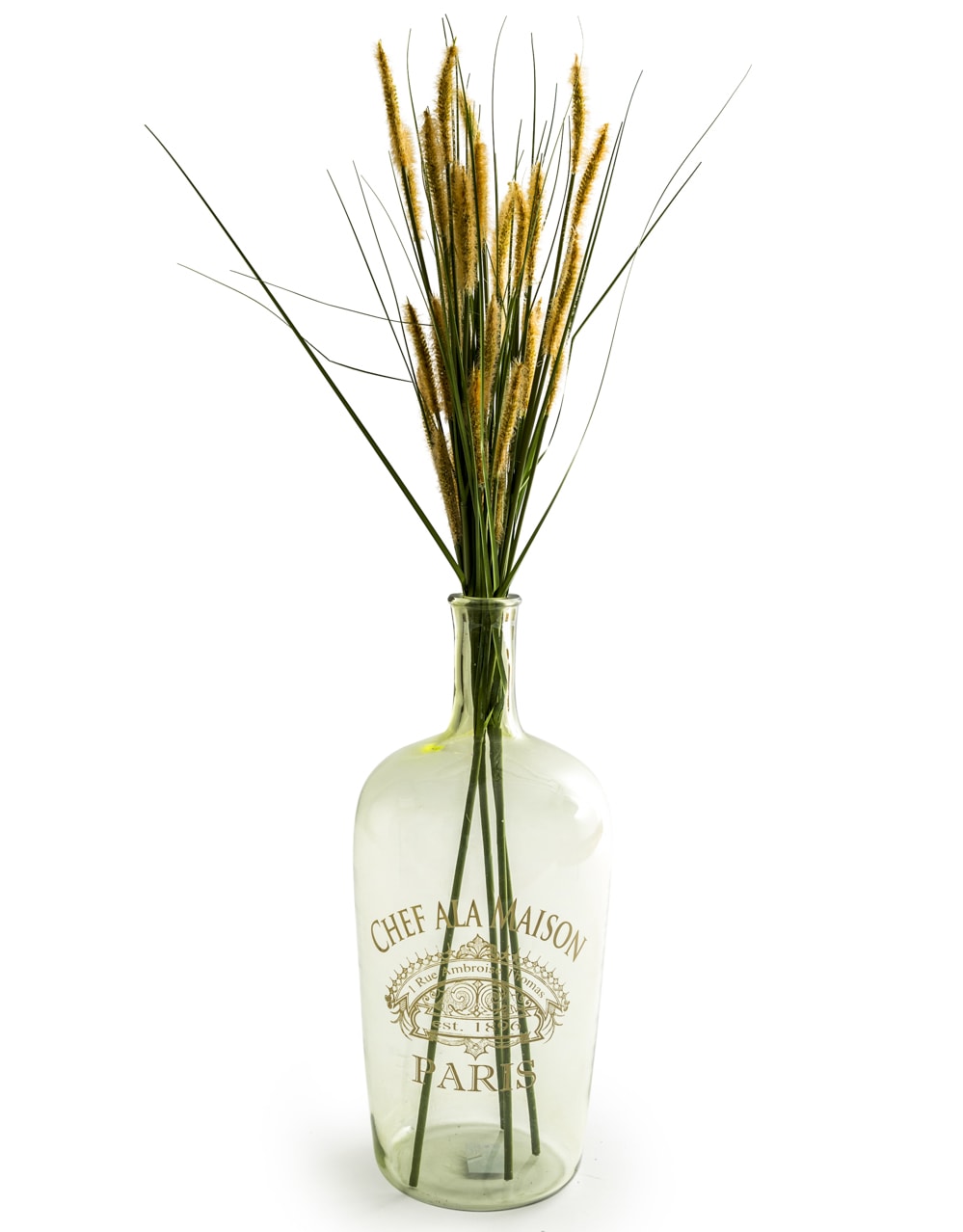 Extra Large Green Glass Bottle / Vase - IGB16