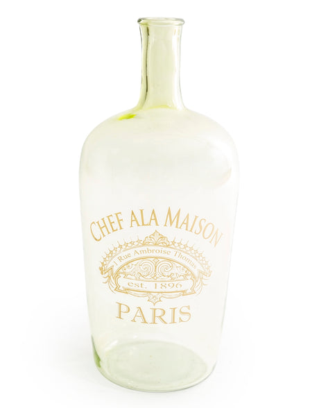 Extra Large Green Glass Bottle / Vase - IGB16