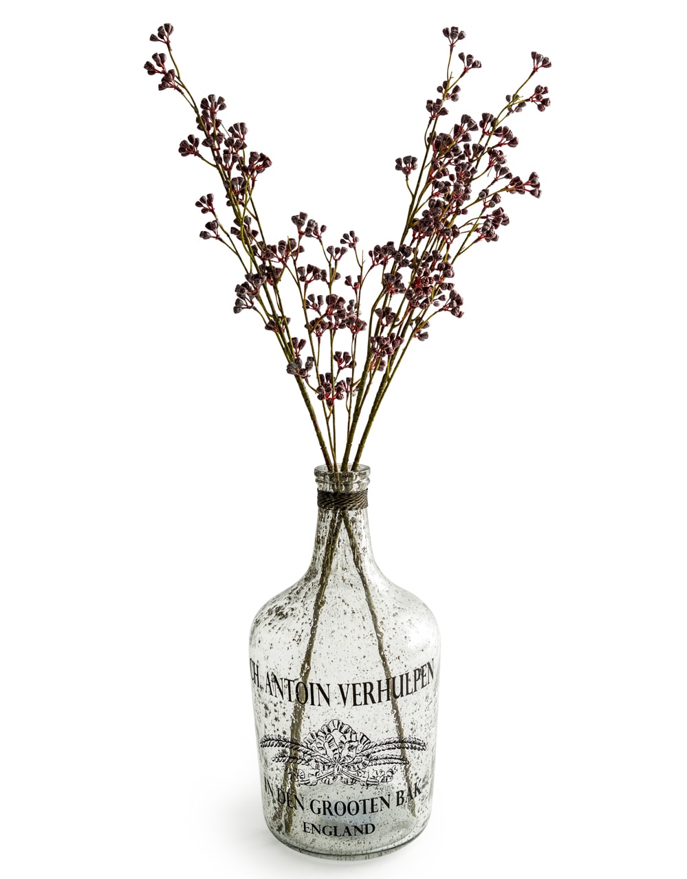 Large Bubbled Glass "Antoin Verhulpen" Bottle / Vase - IGB20