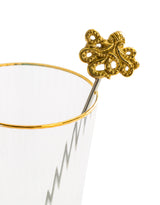 Set of 4 Gold Octopus Drinks Stirrers - FMH22