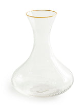 'Italia' Wine Decanter with Gold Rim - 210017