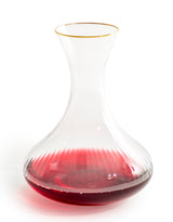 'Italia' Wine Decanter with Gold Rim - 210017