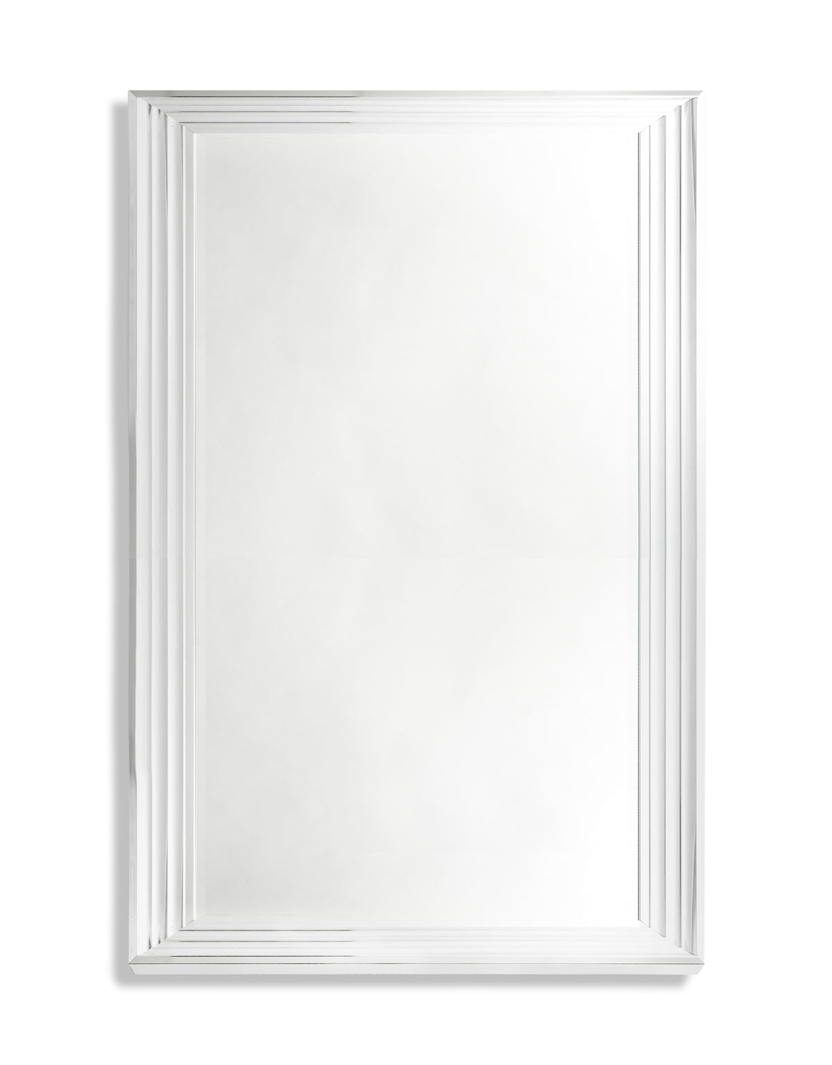 Large Chrome Step-Framed Blackpool Mirror - RS91
