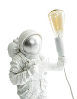 White Standing Astronaut Lamp - DVM46