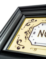 Large Mirrored "Nobody Gets Out Sober" Wall Sign - RS97