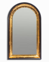 Limehouse Black & Gold Arch Wall Mirror - LUM10