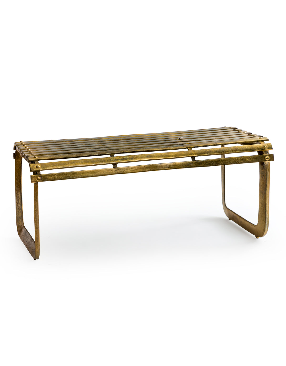 Aluminium Antique Gold Bench - AL175