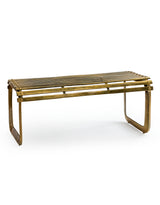 Aluminium Antique Gold Bench - AL175