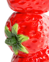 Ceramic Strawberry Stack Stem Vase - JFC14