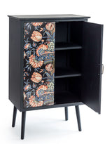 Tall Floral Column Boho Side Cabinet - JCS26