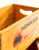 Set of 3 "Honolulu Hot Sauce" Large Wooden Storage Boxes - FC40