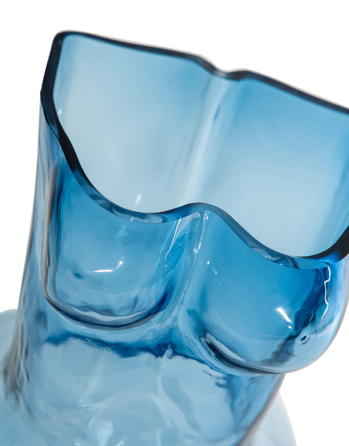 Large Blue Female Body Glass Vase - GW150
