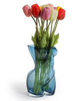 Large Blue Female Body Glass Vase - GW150