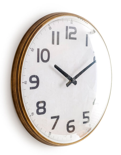 Vintage Station Wall Clock with Convex Glass - ET359