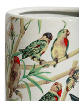 Ceramic Amazonian Birds Umbrella Stand - BP314