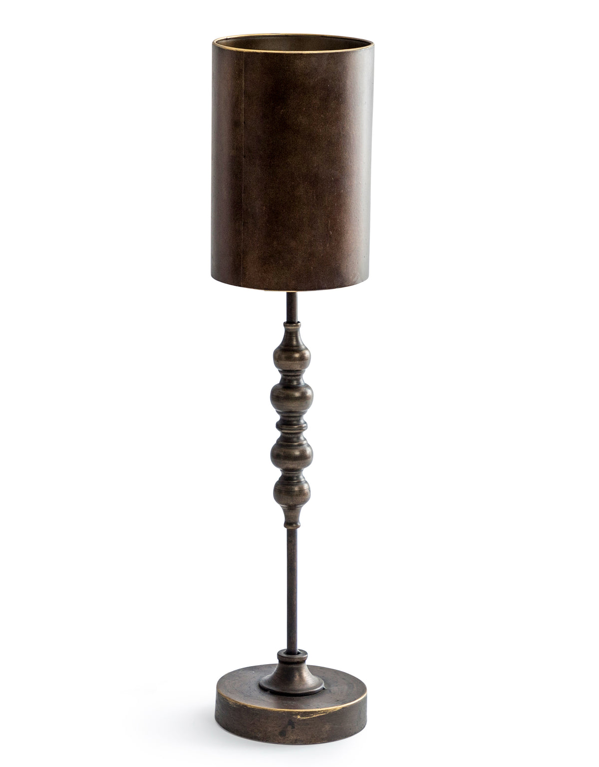 Industrial Metal Franklin Table Lamp w/ Tall Cylinder Shade - HLG12