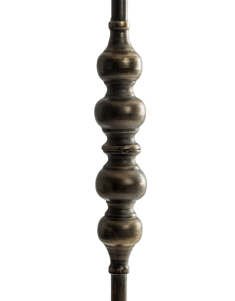 Industrial Metal Franklin Floor Lamp w/ Tall Cylinder Shade - HLG13