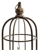Industrial Metal Large Bird Cage Lantern / Candle Holder - HLG14