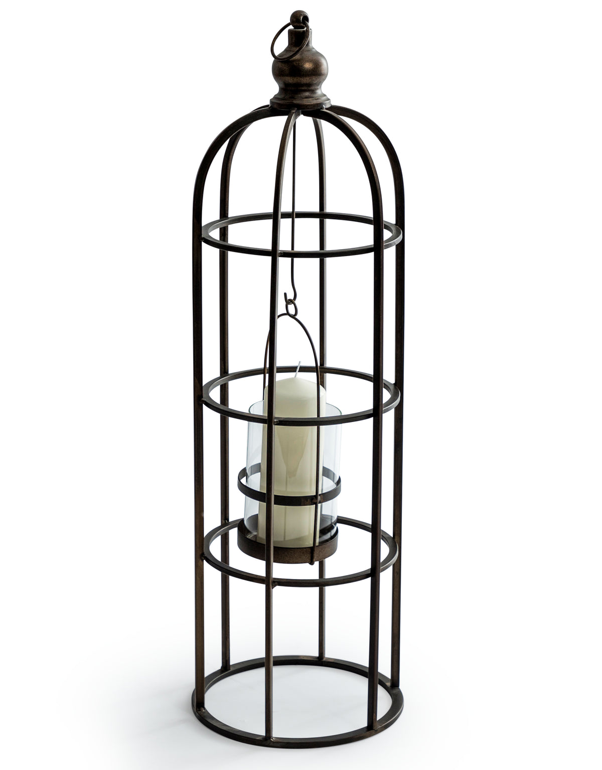 Industrial Metal Extra Large Bird Cage Lantern / Candle Holder - HLG15