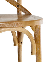 Reclaimed Elm Cross-Back Bar Stool - BWC11