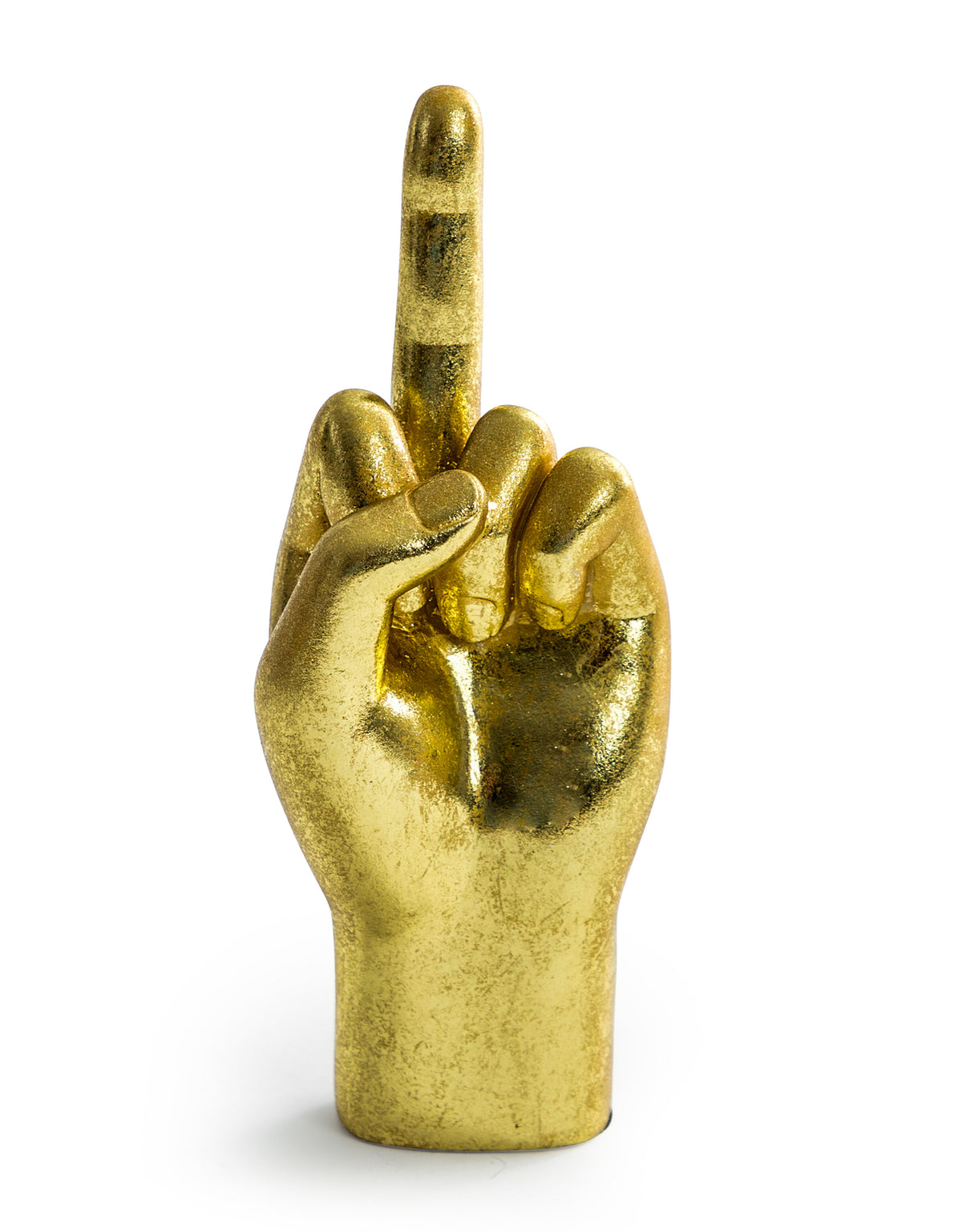 Gold Middle Finger Hand Figure - FL122