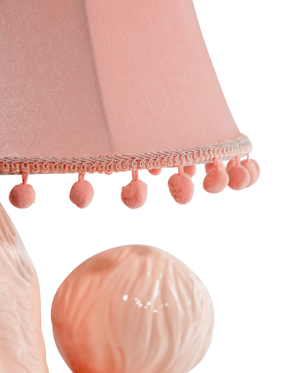 Pink Poodle Table Lamp - CRT116