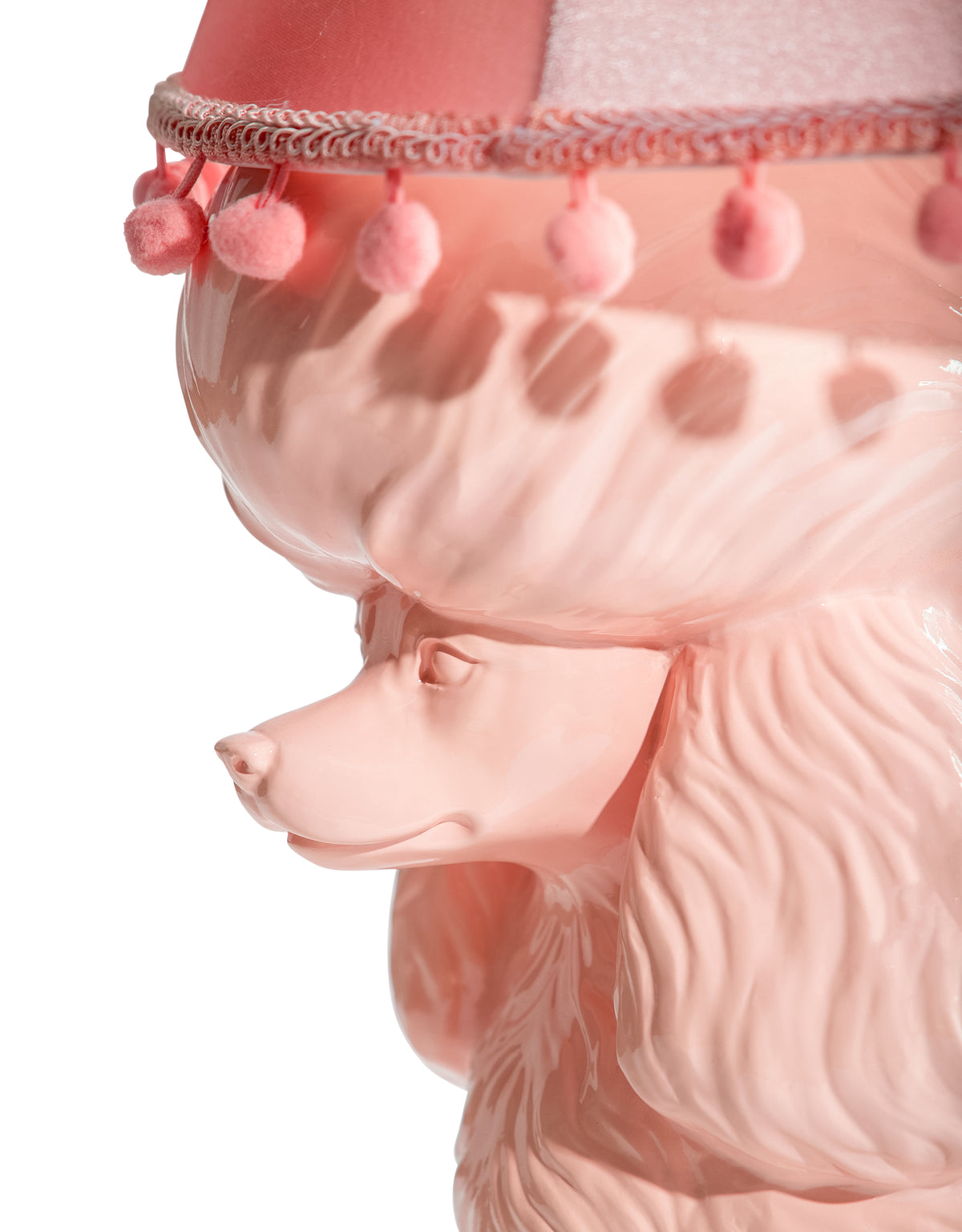 Pink Poodle Table Lamp - CRT116