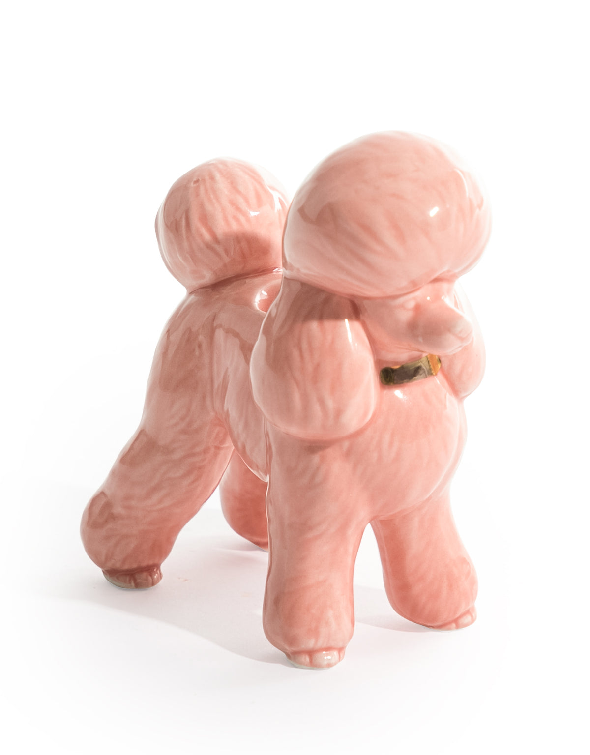 Pink Poodle Ceramic Candle Holder (to be bought in qtys of 4) - CRT118
