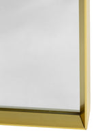Extra Large Arch Gold Metal Flare-Framed Broadway Wall Mirror - M414