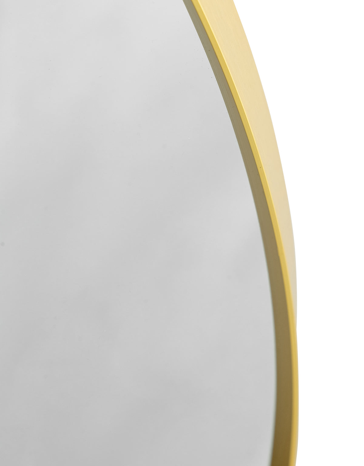 Extra Large Arch Gold Metal Flare-Framed Broadway Wall Mirror - M414