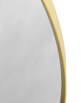 Extra Large Arch Gold Metal Flare-Framed Broadway Wall Mirror - M414