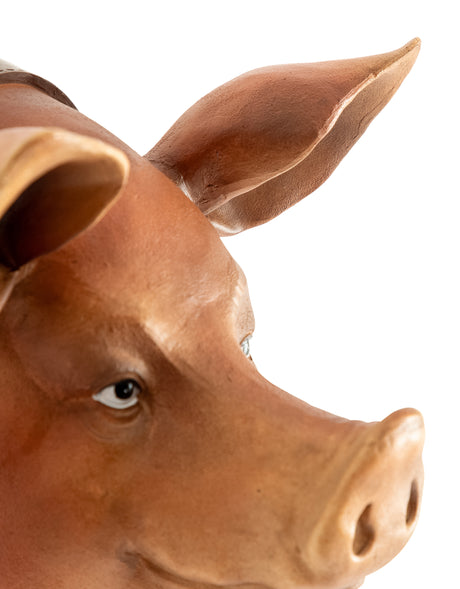 Large Pig with Bell Wall Head (to be bought in qtys of 2) - SM95