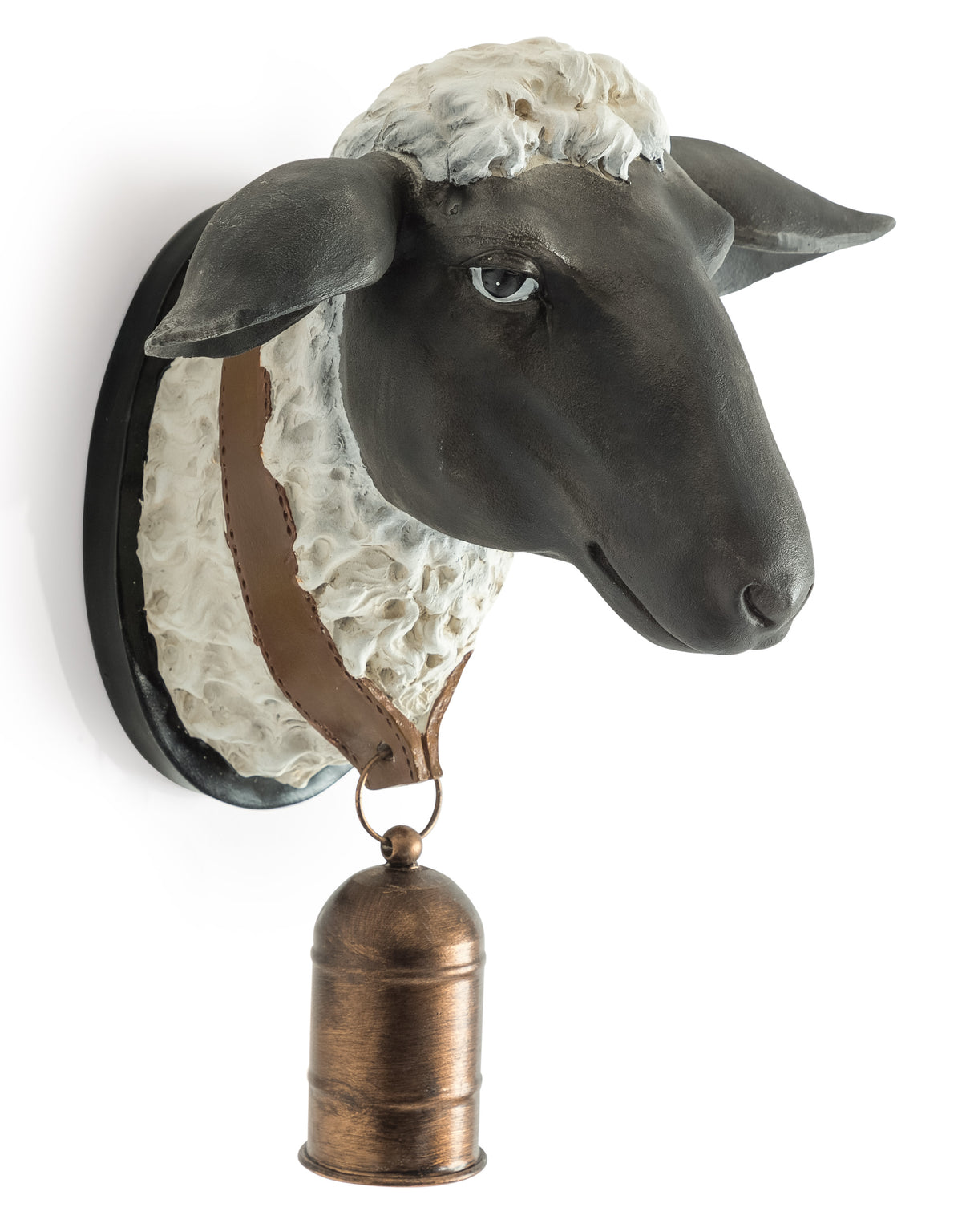Large Sheep with Bell Wall Head (to be bought in qtys of 2) - SM96
