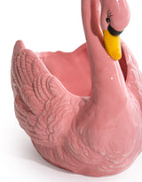 Pink Swan Ceramic Planter / Storage Bowl (to be bought in qtys of 4) - SM98