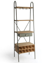 Arndale Metal & Wood Bar / Shelving Unit - DTC53