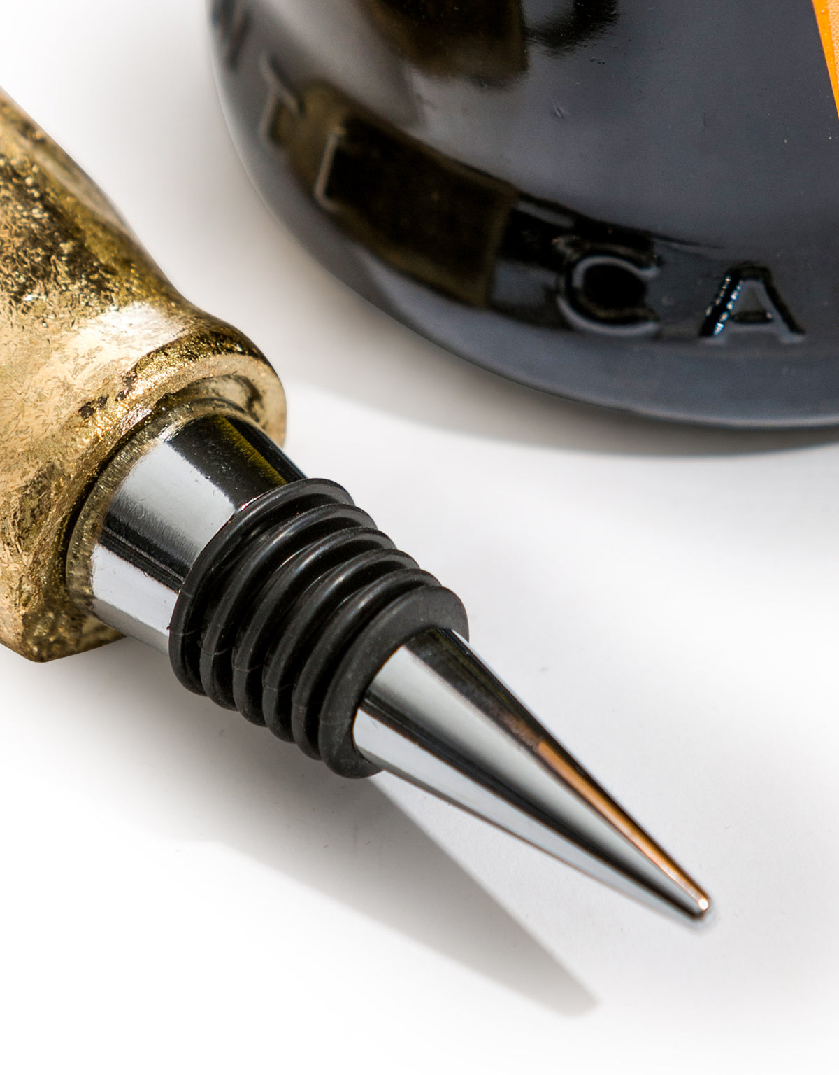 Antique Gold Female Torso Bottle Stopper (to be bought in qtys of 8) - TPR105