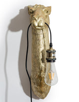 Antique Gold Camel Head Wall Lamp - TPR108