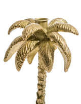 Antique Gold Palm Tree Candle Holder - TPR109