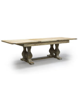 Reclaimed Dark Elm Extending Dining Table - BRT5