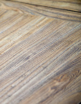 Reclaimed Dark Elm Extending Dining Table - BRT5