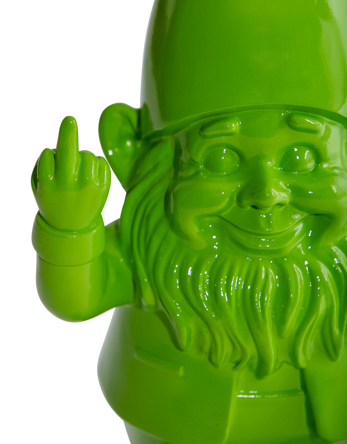 Medium Bright Green "Naughty Gnome" Figure - FL127
