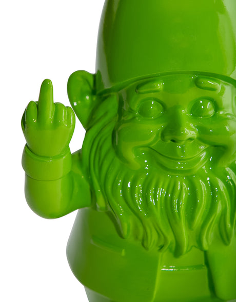 Medium Bright Green "Naughty Gnome" Figure - FL127