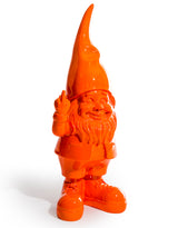 Medium Bright Orange "Naughty Gnome" Figure - FL125