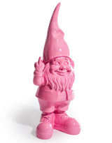 Medium Bright Pink "Naughty Gnome" Figure - FL126