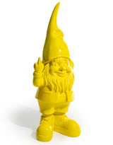 Medium Bright Yellow "Naughty Gnome" Figure - FL128