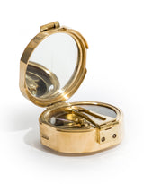 Polished Brass Nautical Compass w/ Copper Tag - FMH32