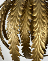 Gold Tropical Floral Ceiling Pendant - CH291