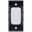 Selectric GRID360 Polished Chrome 20A 1 Way Switch Module with Black Insert